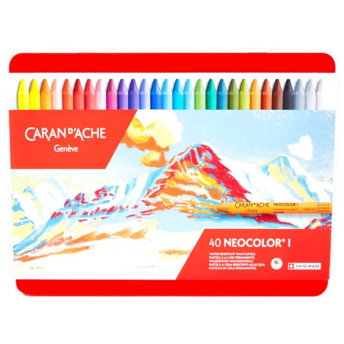 Caran d'Ache Caran dAche Neocolor Pastels (40 Colors)