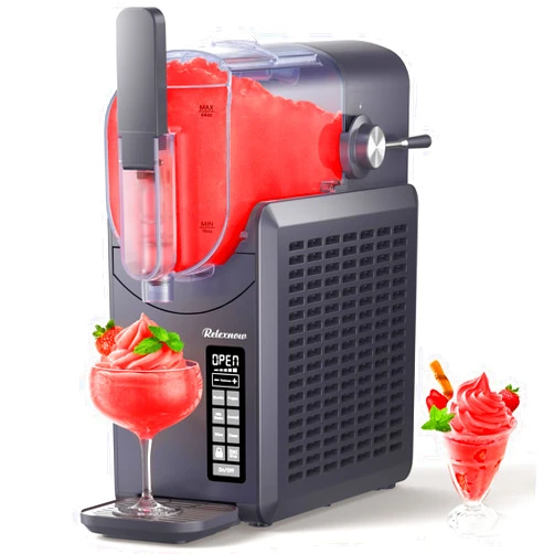 RELEXNOW 88oz Slushie Machine for Home, Frozen Drink Maker with Self-Cleaning, No Ice Needed, Party Slushy Maker for Slushie, Frappe, Milk Shake, Cocktail, Wine