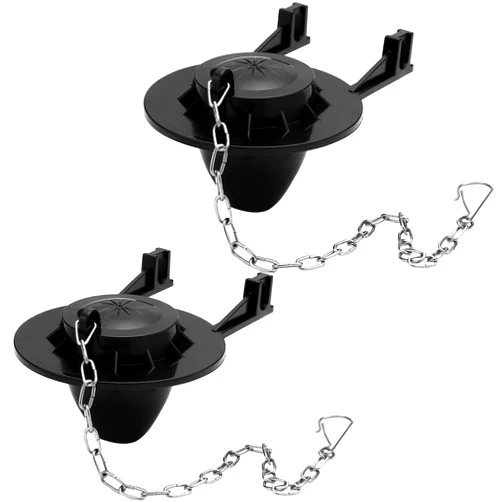 Ripeng 2 Pieces Toilet Flapper Replacements in 2 Inch Universal Toilet Flapper Stopper PVC Toilet Flapper for American Standard Toilet, Easy to Install