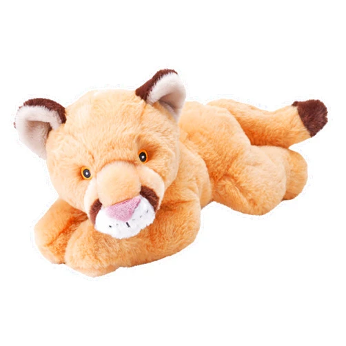 Wild Republic Ecokins, Mountain Lion, Stuffed Animal, 12 inches, Gift for Kids, Plush Toy, Made from Spun Recycled Water Bottles, Eco Friendly, Child’s Room Decor