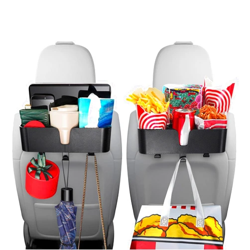 Benlari 3 in 1 Car Headrest Backseat Organizer with 3.7