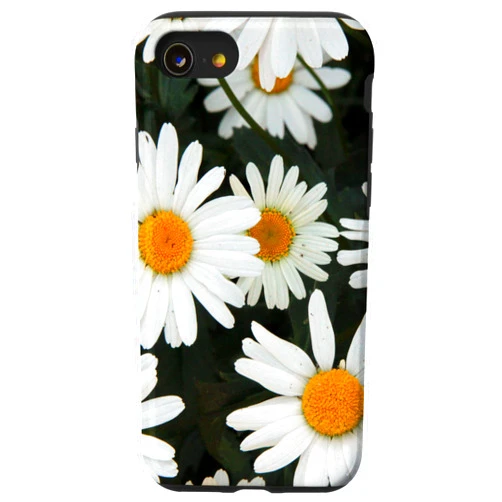 TAYEGU Daisies Flowers Floral iPhone SE (2020) / 7 / 8 White Daisy Flower Floral Gift Case
