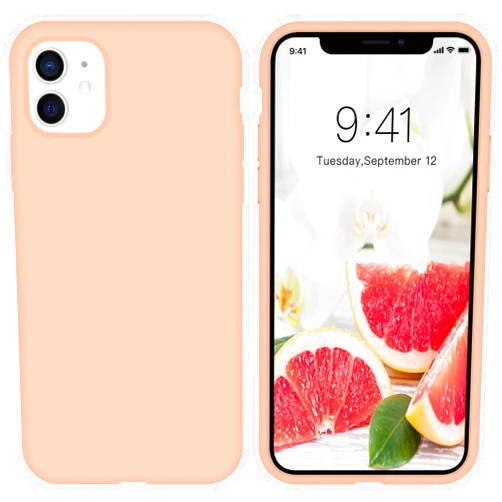 ZVastt iPhone 11 Case, iPhone 11 Phone Case Liquid Silicone Gel Rubber Slim Phone Case Soft Anti-Scratch Durable Microfiber Lining Full Body Shockproof Protective Cover iPhone 11 6.1