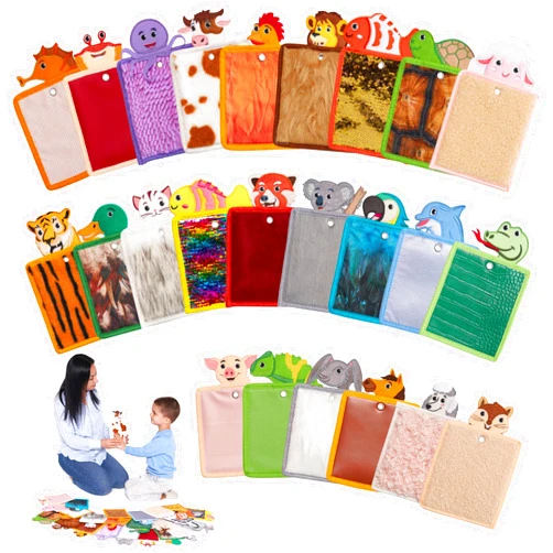 ODOXIA Sensory Mats Texture Children | Sensory Tiles for Kids | Sensory Pads for Autistic Children | Helps with Sensory Seeking Kids | Playful Learning Toys for Toddlers