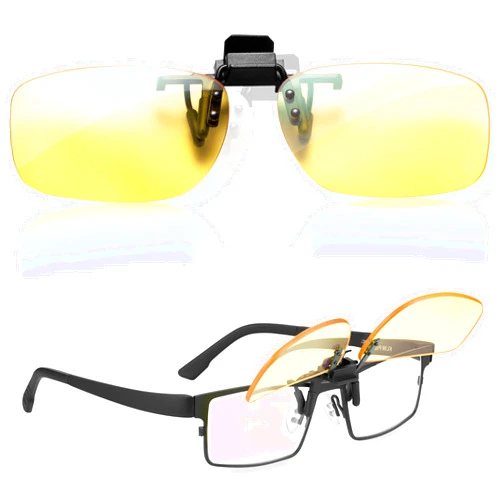 KLIM Optics Blue Light Glasses - Reduce Eye Strain, Fatigue -Computer Gaming Glasses - PC Mobile TV - Blocks 92% Blue Light
