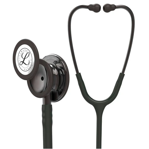 3M Littmann Classic III Monitoring Stethoscope, 5811, More Than 2X as Loud, Weighs Less, Stainless Steel Smoke-Finish Chestpiece, 27