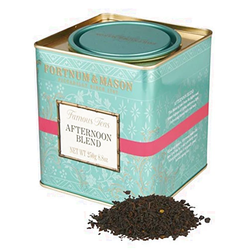Fortnum and Mason London. Fortnum and Mason British Tea, Afternoon Blend 250g Loose Tea in a Tin Caddy (1 Pack)