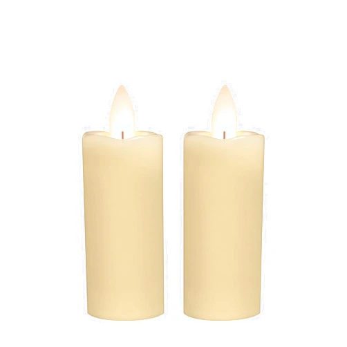 Northern International Inc Wax Dipped Votive Candle,White,2 Pack (MG11751CR2)