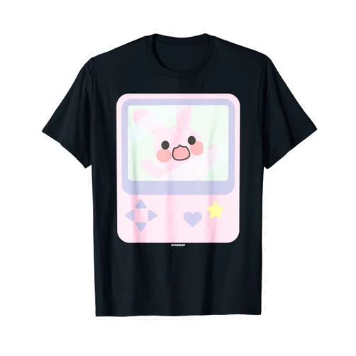 A Fun Cat NEW Super Kawaii Gamer Bunny Rabbit Pastel T-Shirt
