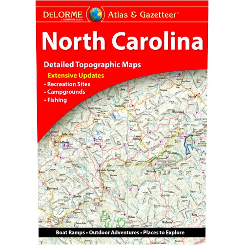 Delorme Atlas & Gazetteer North Carolina