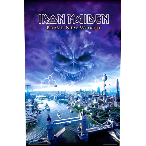 POSTER STOP ONLINE Iron Maiden - Music Poster (Album Cover: Brave New World) (Size: 24