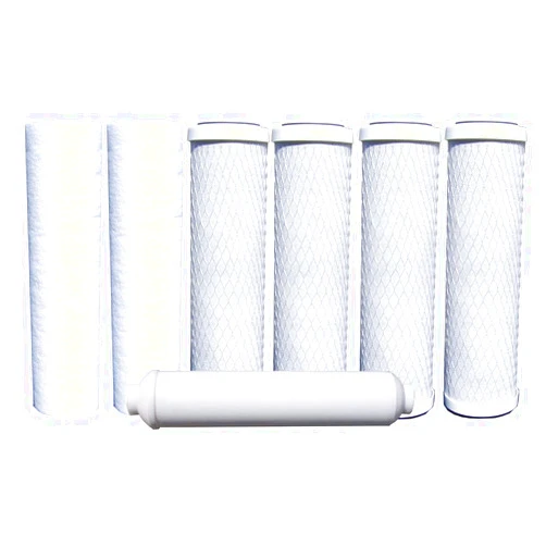 Watts Premier Annual 7-Pack Standard Water Filter Replacement Kit for RO-TFM-5SV, WP-ST6DM, WP-5, WP5-50 Reverse Osmosis System, 2 Sediment Filters, 4 Carbon Pre-Filters, GAC Inline Post-Filter