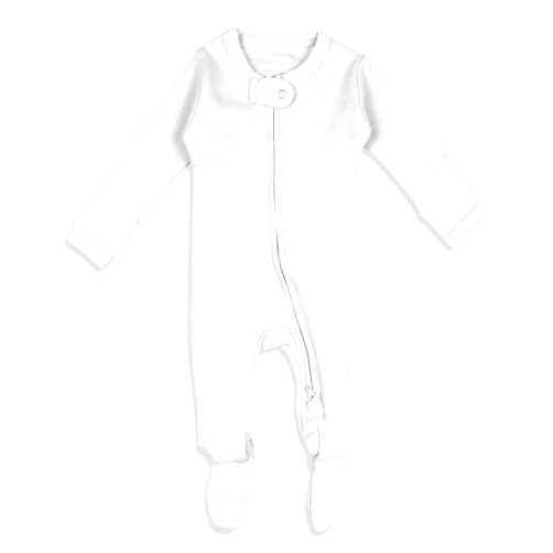 L'ovedbaby Unisex Baby Organic 2-Way Zipper Footie