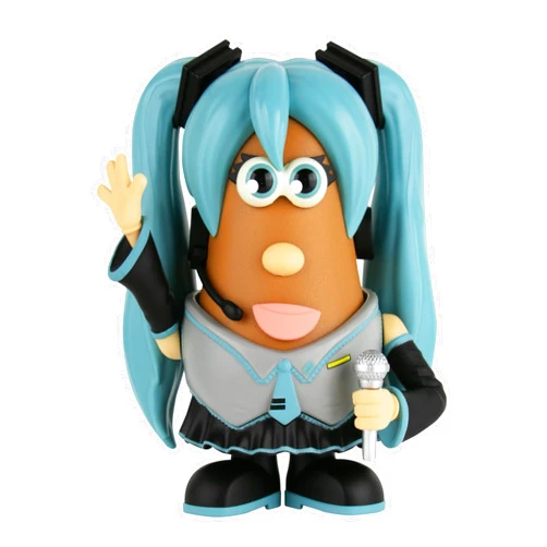 Super Impulse Poptaters Hatsune Miku - Includes 14 Removable, Interchangeable Facial and Body Parts Including one Surprise Potato Head Original Piece - Recommended for Ages 8 and up