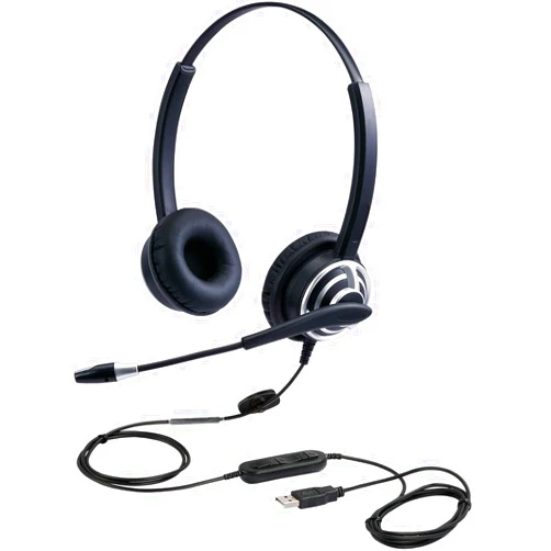 KEMEILE USB Computer Headset with Microphone Noise Cancelling and Volume Controls, PC Laptop Headphone with Voice Recognition Mic for Dragon Zoom Teams Skype Conference Calls Online Education and More