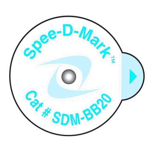 PDC Healthcare Spee-D-Mark SDM-BB20 Mammography Skin Marker Nipple Radiopaque, 2.0 mm Size (Box of 100)