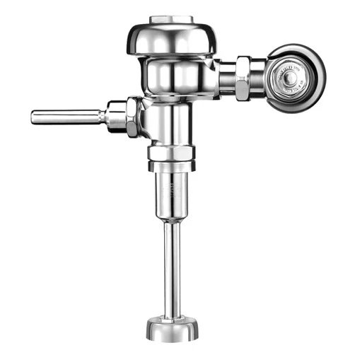 Sloan Regal 186 Exposed Manual Urinal Flushometer, 1.5 GPF Manual Flush Valve - Single Flush Non-Hold-Open Handle, Fixture Connection Top Spud, Polished Chrome Finish, 3082653