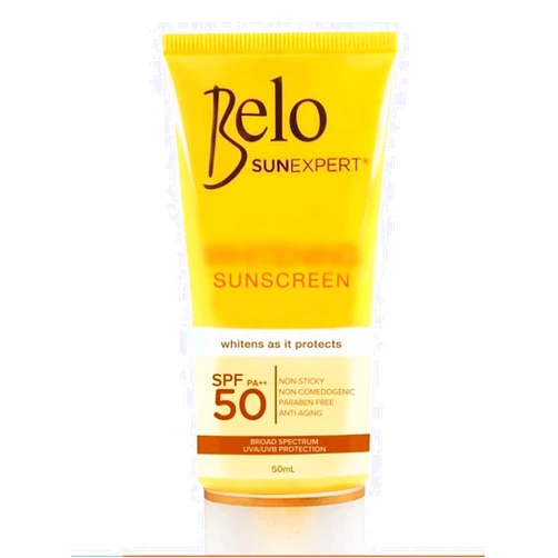 Belo Essentials Belo Sunexpert Sunscreen SPF 50 PA++, 50ml - Broad Spectrum UVA/UVB Protection