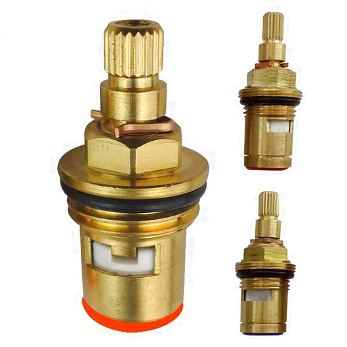 SagaSave 1PCS Replacement Brass Ceramic Stem Disc Cartridge Faucet Valve for Bathroom Kitchen Tap,D