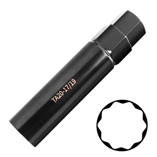 Pamiven 10 Spline nut Key for Bimecc 10 Spline Nuts and nut Bolts for TA20-17/19,with 17MM and 19MM Hexagonal Drives