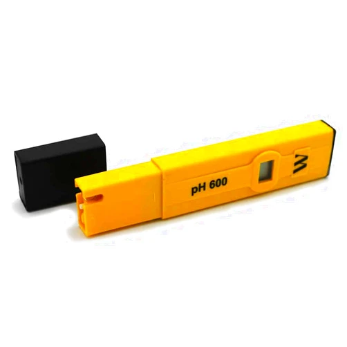 Milwaukee pH600-AQ LED Economical Pocket pH Tester with 1 Point Manual Calibration, 0.0 to 14.0 pH, +/-0.1 pH Accuracy, 0.1 pH Resolution