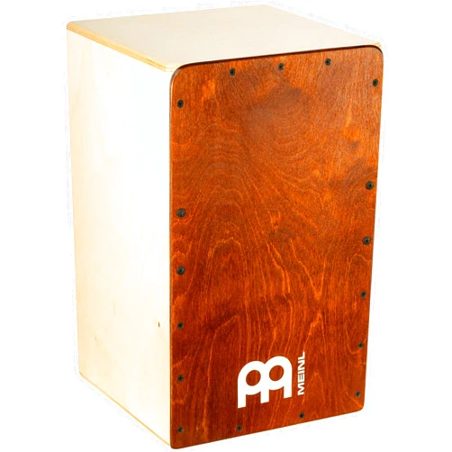 Meinl Percussion Meinl Cajon Box Drum with Internal Snares - MADE IN EUROPE - Almond Birch Frontplate / Baltic Birch Body, Snarecraft Series, 2-YEAR WARRANTY (SC100AB)