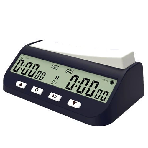 Gllehkt Chess Clock Professional Portable Digital Chess Board Competition Count Up Count Down Chess Game Electronic Alarm Timer