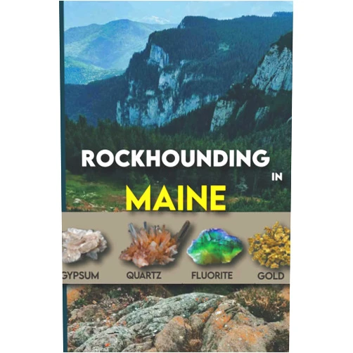 Rinki Rock Press Publication Rockhounding in Maine: Rock Gathering Log Book for Local Backyard Geology Enthusiasts | An Incredible Journal for Collecting & Cataloguing Minerals and Rocks