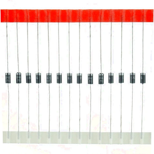BOJACK 1N4001 Rectifier Diode 1 A 50 V DO-41 Axial 4001 1 amp 50 volt Electronic Silicon Diodes (Pack of 125)