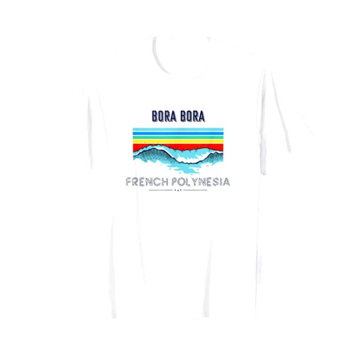 Bora Bora Colorful RTees Bora Bora Souvenir - French Polynesia Reminder T-Shirt