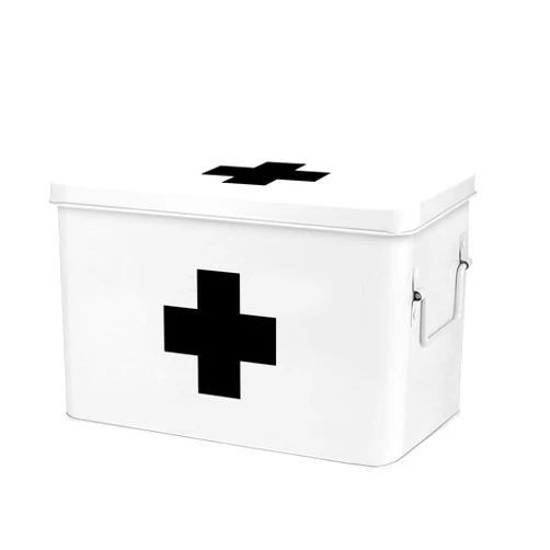 Flexzion First Aid Box Organizer Empty 13
