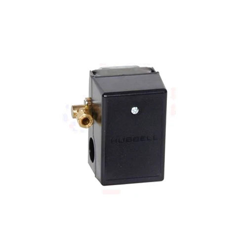 Midwest Control 69JF7Y Hubbell Pressure Switch, with Unloader, 95-125 psi, 1/4