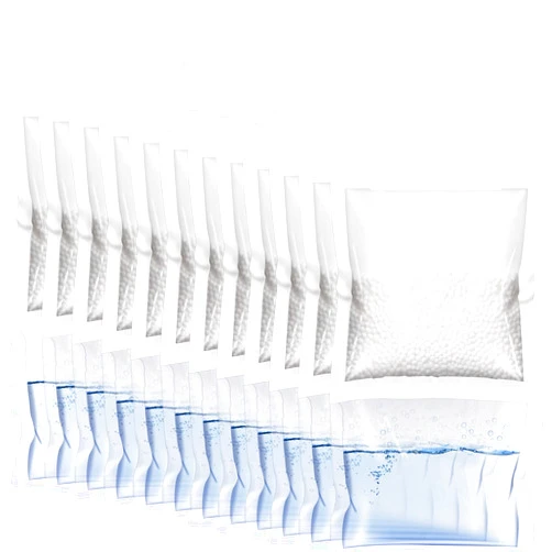 ZSZMFH 12 Pack Moisture Absorber Hanging Bags, Fragrance Free Humidity Packs, Hanging Closet Dehumidifier Bags-220g/pack