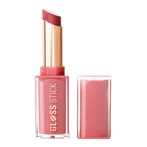Revolution Beauty London, Pout Lip Gloss Stick, Pigmented High-Shine Formula with Hyaluronic Acid & Vitamin E, Vegan & Cruelty-Free, Sweet Rose, 0.1 fl oz