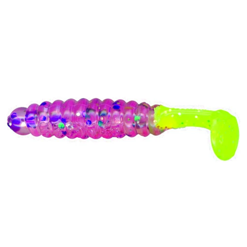 Charlie Brewer Slider Cb Crappie Grub 1.5 Cottn Cndy/CHT - CSGF368
