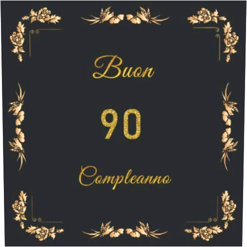 Design World Buon Compleanno: 90 Anni | libro degli ospiti 90 anni | libro degli ospiti per la festa di compleanno | 100 pagine (Italian Edition)