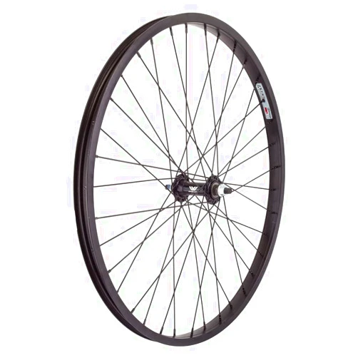 WheelMaster Front Bicycle Wheel 24 x 2.125 36H, Alloy, Bolt On, Black