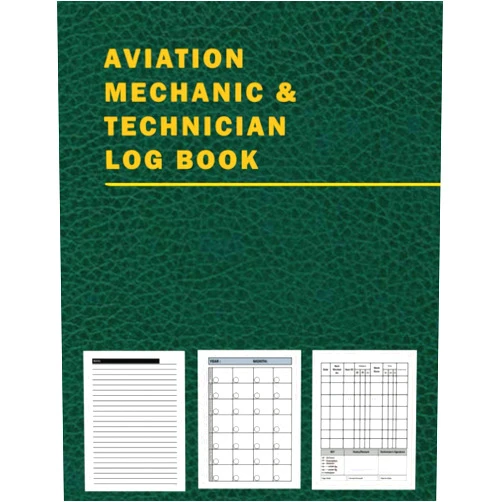 Jessica R. Webb Aviation Mechanic & Technician Log Book: AMT Aircraft Mechanic Logbook for Airplane Repairs and Mechanic Record for Mechanics Works. Pefect Gifts For Aircraft Maintenance Engineers.