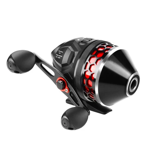 KastKing Brutus Spincast Fishing Reel,Easy to Use Push Button Casting Design,High Speed 4.0:1 Gear Ratio,5 MaxiDur Ball Bearings, Reversible Handle for Left/Right Retrieve, Includes Monofilament Line.