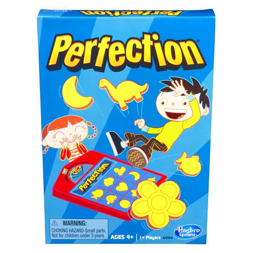 Hasbro Gaming Perfection Game for Kids | Popping Shapes and Pieces | Preschool Board Games for Clasroom | Back to School Gifts | Ages 4+