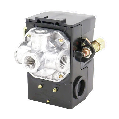 Huivlei Heavy Duty Pressure Switch for Air Compressor 135-175 psi Four 4 Port 26 Amp