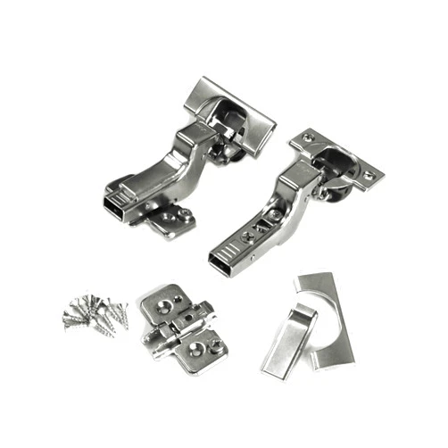 Blum Clip top BLUMOTION Soft Close Hinges, 110 Degree, Self Closing, Frameless, with Mounting Plates and Hinge Cover Plates (Inset - 2 Pack (1 Pair))