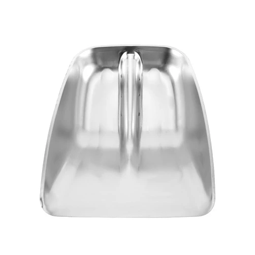 DIYEAH Heavy-Duty Stainless Steel Replacement Snow Shovel Head for Outdoor Snow Removal Medium Size Grain and Feed Spade for Car and Driveway Use