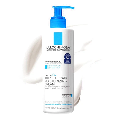 La Roche-Posay Lipikar Daily Repair Moisturizing Lotion Full Size & Travel Size Skin Care Set | Body Lotion for Dry Skin & Eczema| Formulated with Niacinamide & Shea Butter for All Day Hydration