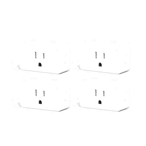 THIRDREALITY Smart Plug Gen3 4 Pack,Precise Real-time Power Meter,15A Outlet, Enhanced Zigbee Repeater,ETL Certified,ZigBee Hub Needed,Work with Home Assistant,Compatible Echo Devices and SmartThings