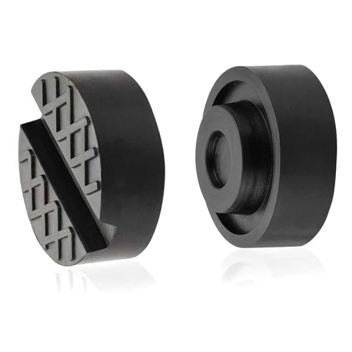 Yunpo tech Jack Pads Universal Trolley Floor Rubber Jack Disk Pad Adapter Rubber for Pinch Weld Side(2-Pack)