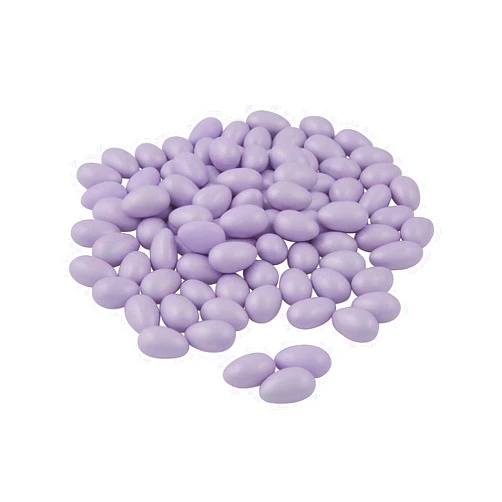 Fun Express Jordan Almonds (1 pound bulk bag) Delicious Candy Nuts for Parties, Weddings and more (Light Purple/Lilac)