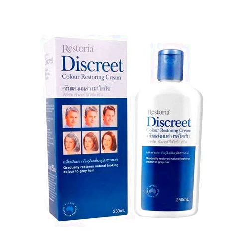 Restoria Pack of 1 Restoria Discreet Colour Restoring Cream 250 ml Black