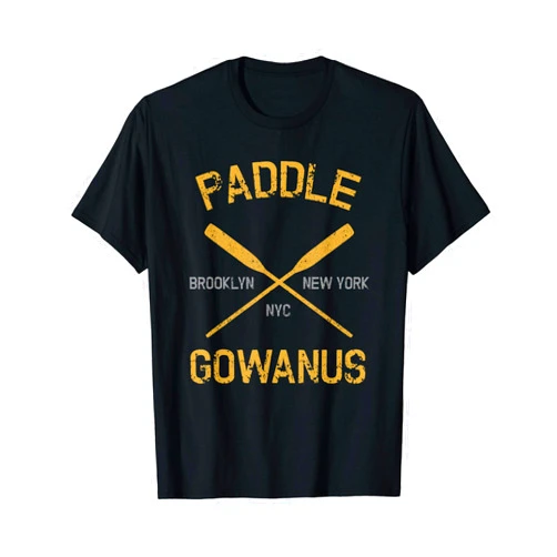 Flashcat Brooklyn NY Brooklynite Gifts Funny Brooklynite Gift Paddle Gowanus Brooklyn NYC T-Shirt