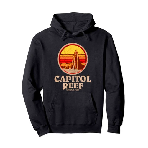 The Outpost Project Capitol Reef National Park - Vintage Utah Retro Hoodie